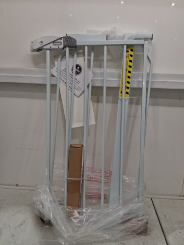 REGALO EASY-STEP METAL WALK-THROUGH SAFETY GATE - 30" X 29'' - 38.5'' - WHITE (MODEL: 1160DS) image 4