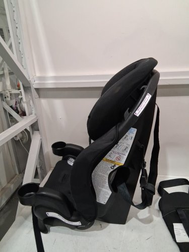 EVENFLO CHASE PLUS 2-IN-1 BOOSTER CAR SEAT FOR KIDS, 5-POINT HARNESS CONVERTS TO HIGH BACK BOOSTER - HURON/BLACK/GREY (MODEL: 30712344C) image 4