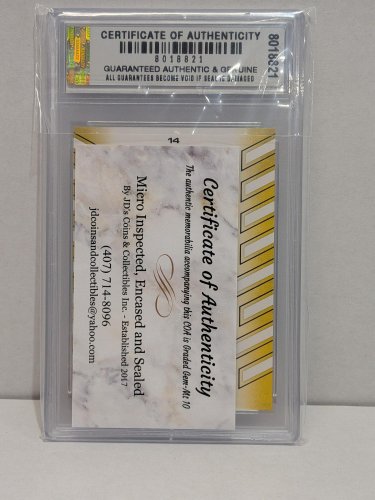 CRISTIANO RONALDO FIFA CARD - JDCC GEM MINT 10 - 2016 LEAF DRAFT #14 image 3