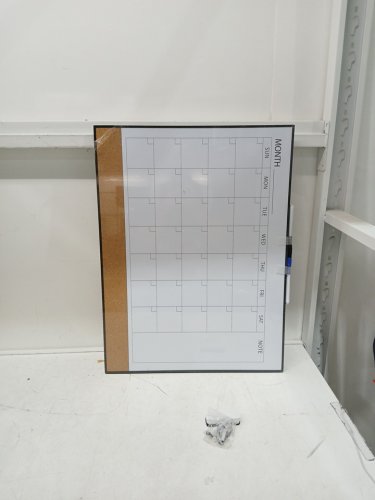 ARCOBIS Monthly Calendar Whiteboard - 24"X18" - white image 3