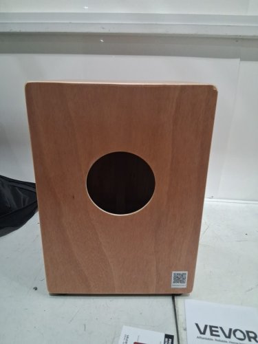 Cajon Box Drum with silicone feet - 12" x 12" x 17" - natural wood/brown (model: g12-a2) image 5