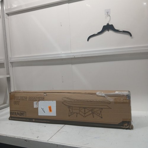 Overmont oversized folding Camping Cot with Mattress - 75" x 28" x 14" - 550lbs CAP - cyan (model: Om006012) image 2
