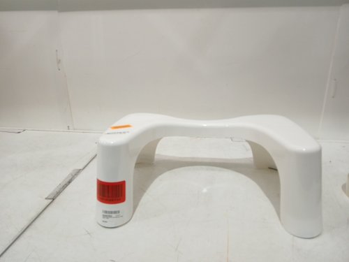 Squatty Potty the original Simple Toilet/bathroom Stool  with flushable wipes - 7" x 18" - WHITE (MODEL: SP-SIMPLE-OS) image 2