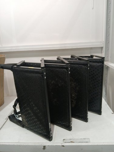 vevor dog stairs for car - 4 steps - black (model: 47.5x43-5-1) image 3