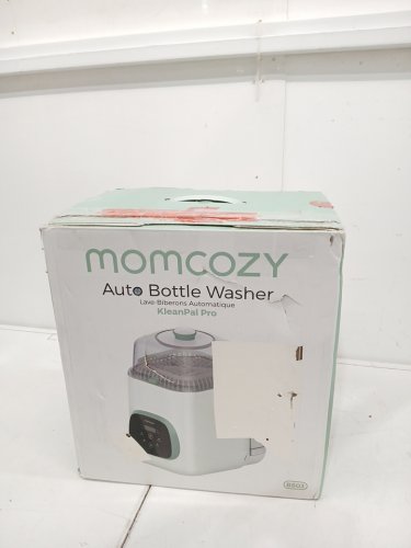MOMCOZY KLEANPAL PRO BABY BOTTLE WASHER, STERILIZER & DRYER COMBO - HOLDS 4 BOTTLES - GREEN/WHITE (MODEL: BS03) image 3