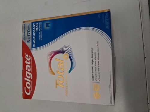 5PK COLGATE TOTAL ACTIVE PREVENTION TOOTHPASTE - FRESH WHITENING - 170ML/EACH image 2