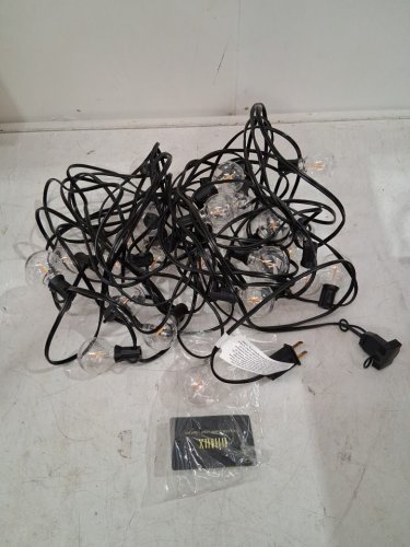 OHLUX LED SHATTERPROOF WEATHER RESISTANT DIMMABLE OUTDOOR STRING LIGHTS 2200K - 55FT - (MODEL: ‎IL-E12-2005528) image 3