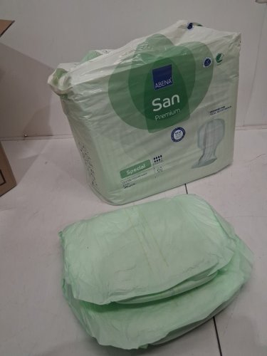 30PK ABENA SAN PREMIUM DOUBLE INCONTINENCE PADS - 29" x 15" (EACH) - WHITE image 3