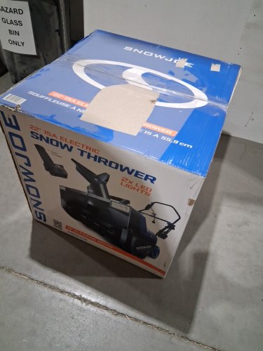 SNOWJOE ELECTRIC SNOW BLOWER WITH DUAL LED LIGHTS - CORDED ELECTRIC - 15 AMP - 22'' - BLUE (MODEL:SJ627E-CVR) image 7