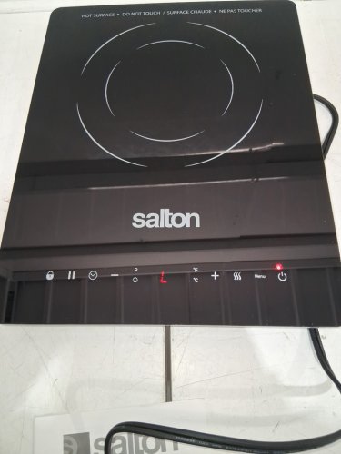 SALTON SLIM INDUCTION COOKTOP ENERGY EFFICIENT - 1500W - 60°C TO 240°C - BLACK (MODEL: ID2066) image 4