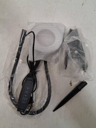 FLEXIBLE CLIP-ON LED PLANT GROWTH RING LIGHT - 16" 3000-6500K - BLACK image 3