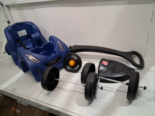 Step2 Push Around Buggy GT car with seat belt & horn - 50LBS max - BLUE/BLACK (Model: 779799) image 3