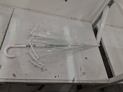 the Weather station bubble dome clear umbrella - 52" - White image 2