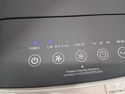 portable air conditioner cooler fan with exhaust hose - 9.5l - white (model: bw-102yf) image 4