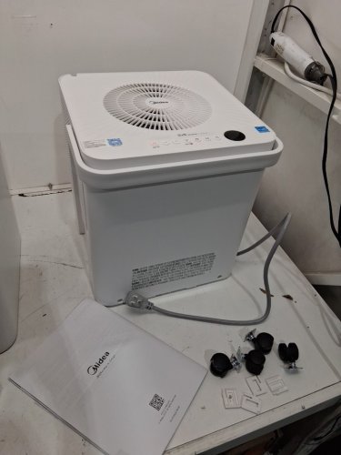 MIDEA CUBE 50 PINT SMART WIFI DEHUMIDIFIER - 4,500 SQ. FT - WHITE (MODEL: MAD50S1QWT-A) image 4