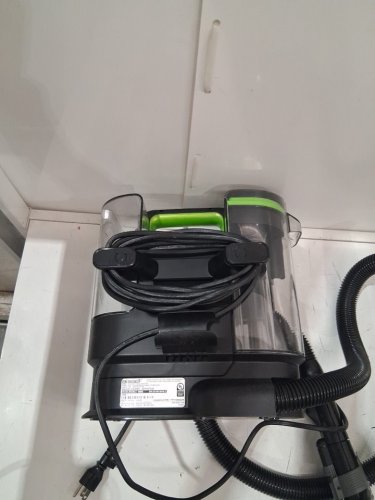 bissell little green pet max portable Deep carpet cleaner - black/green (model: 3860B) image 8