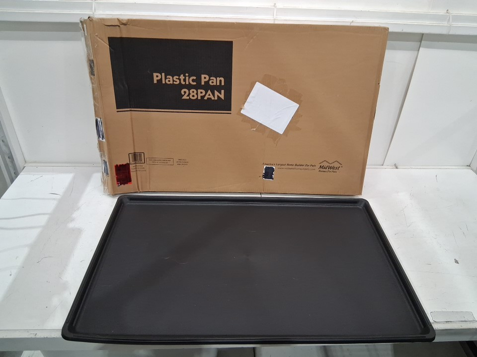 midwest homes for pets 28PAN Replacement Pan for Long MidWest Dog Crate (iCrate) - 35" x 22" - Black (model: B000TZ5BZK) image 2