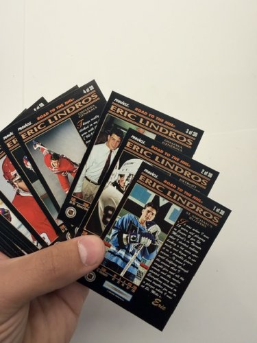 30 CARD COMPLETE 1992 PINNACLE ERIC LINDROS HOCKEY CARDS image 6