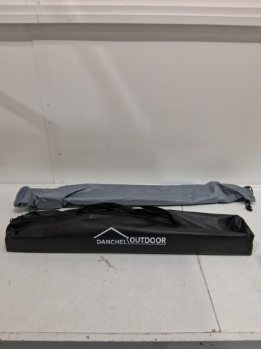 DANCHEL OUTDOOR Portable Large Suction Cups Car Awning with adjustable poles 9.8ft x 6ft 6'' - silver /grey image 4