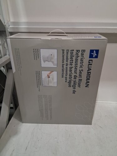 medline GUARDIAN BARIATRIC 4" SEAT RISER - off white (model: G4-300BRX1) image 2
