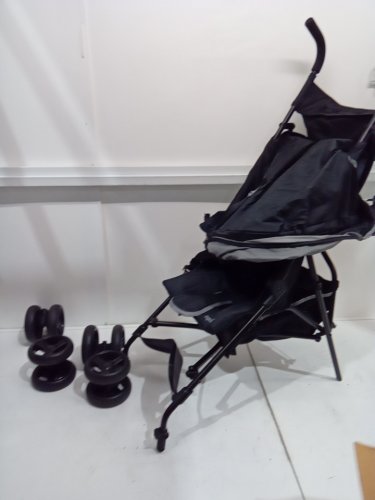 Summer By Ingenuity INFANT 3DMINI CONVENIENCE foldable STROLLER - 45lbs cap - BLACK/GREY (MODEL: 32873) image 2