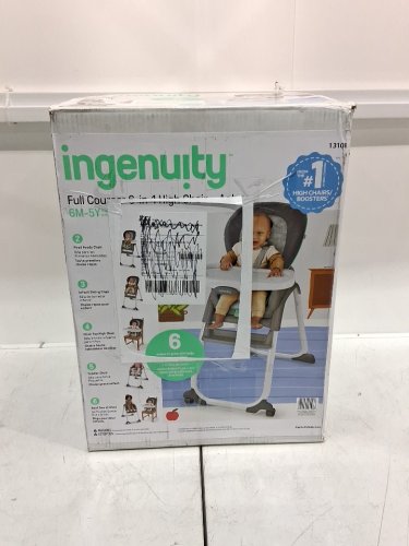 ingenuity full course convertible 6-in-1 highchair - 6m-5y - astro/grey (model: 13108) image 3