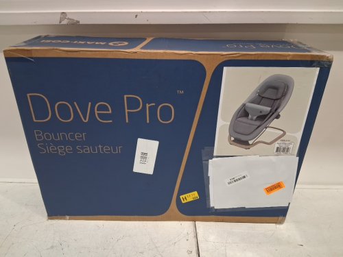 MAXI COSI DOVE PRO BOUNCER - 3-ADJUSTABLE RECLINE POSITIONS - 0+MONTHS - ELEGANCE GRAPHITE (MODEL: 25221CEAG) image 2
