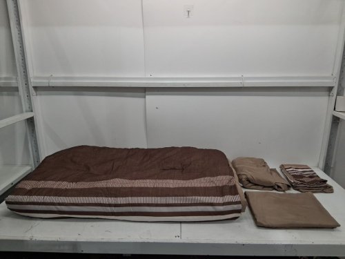 7PC Dobuyly Boho Comforter Set - Full - Brown/Striped image 2