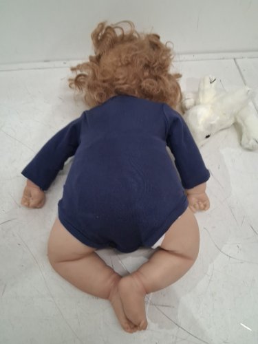3PC Reborn Realistic Baby Doll With Bottle And Toy - 17" image 4