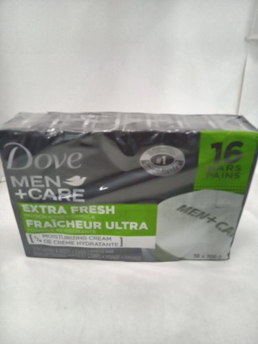 16pk Dove Men + Care 3-in-1 hands & body, face and shave bars -  106g each - Extra Fresh image 2