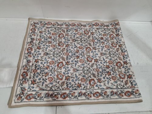 washluxe area runner rug - 2ft x 5ft - multicoloured/flowers (style: 2046294) image 2