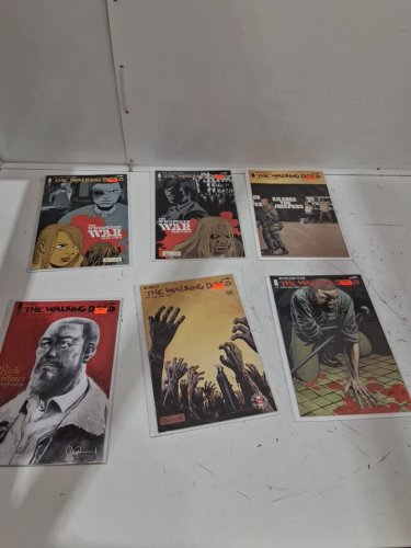 6 assorted walking dead comics - #160, 161, 162, 163, 152, 153 - image comics image 2