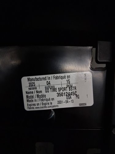 EVENFLO GOTIME SPORT/lx HIGH BACK BOOSTER SEAT - Black/grey (MODEL: 35012445C) image 5