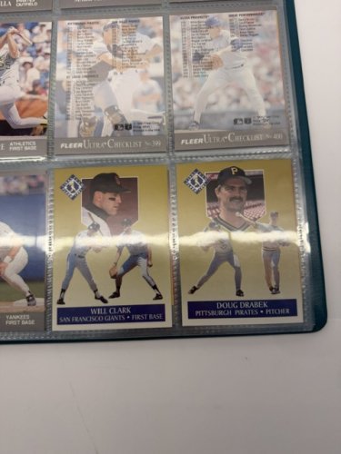 500 APPROX ASSSTD 1991 FLEER BASEBALL MLB CARDS image 6
