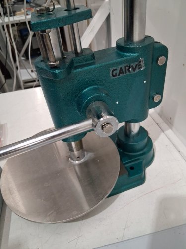 GARVEE MANUAL Pizza Dough Press Machine - 9.5" - SILVER/GREEN (MODEL: PHK_33Q8EFAQ) image 6