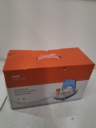 KINGDATA CARE PORTABLE MASK PISTON NEBULIZER MACHINE - BLUE/WHITE (MODEL: AXD-301) image 2