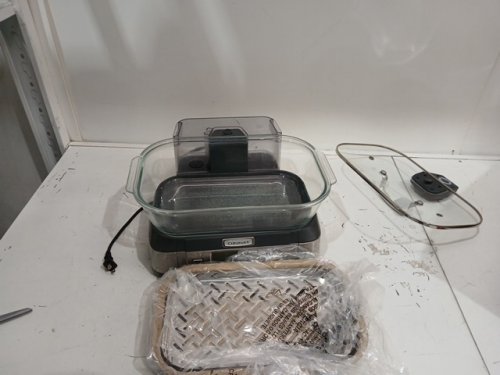 CUISINART COOK FRESH DIGITAL GLASS STEAMER - 5L capacity - STAINLESS STEEL (MODEL: STM-1000C) image 3