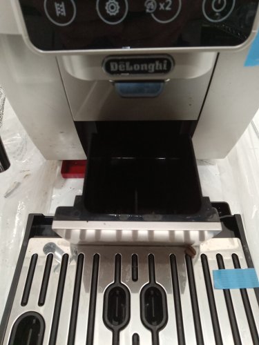 delonghi magnifica start automatic espresso and coffee machine with milk frother for latte, cappuccino - built in grinder - silver (model: ecam22022sb) image 5