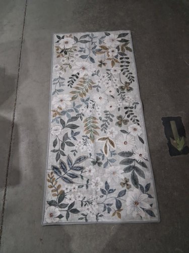 2PC WASHLUXE MACHINE WASHABLE AREA RUG & RUNNER SET - 5FT X 7FT & 2.3FT X 5FT - multicolor  (MODEL: 2046294) image 2