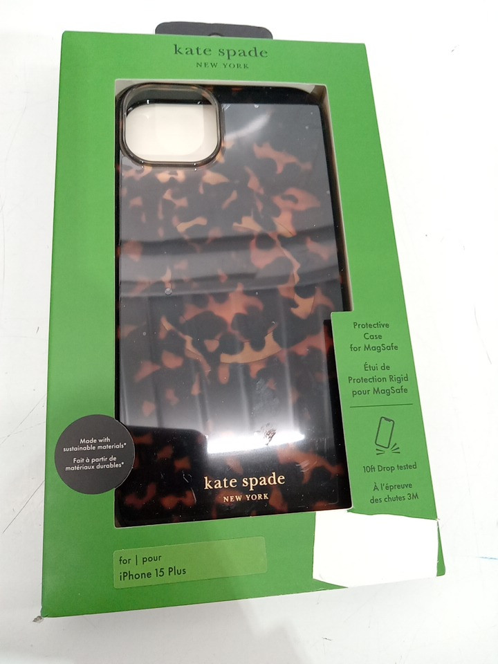 Kate spade new york protective magsafe case for iPhone 15 plus - Tortoiseshell (Model: KS052554-05) image 2