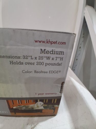 K&H PET PRODUCTS ORIGINAL MED ELEVATED PET COT - Medium - 25" x 32" x 7" -200lbs max - REALTREE EDGE CAMO MODEL: 100539569 image 3