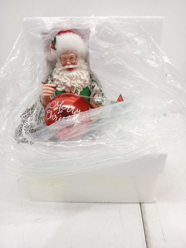 Possible Dreams Shiny and Bright Santa Christmas Figurine - 9" (Model: 6017808) image 3