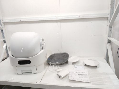 OPEN-TOP AUTOMATIC SELF CLEANING CAT LITTER BOX - WHITE (MODEL: CH-ICB026) image 4
