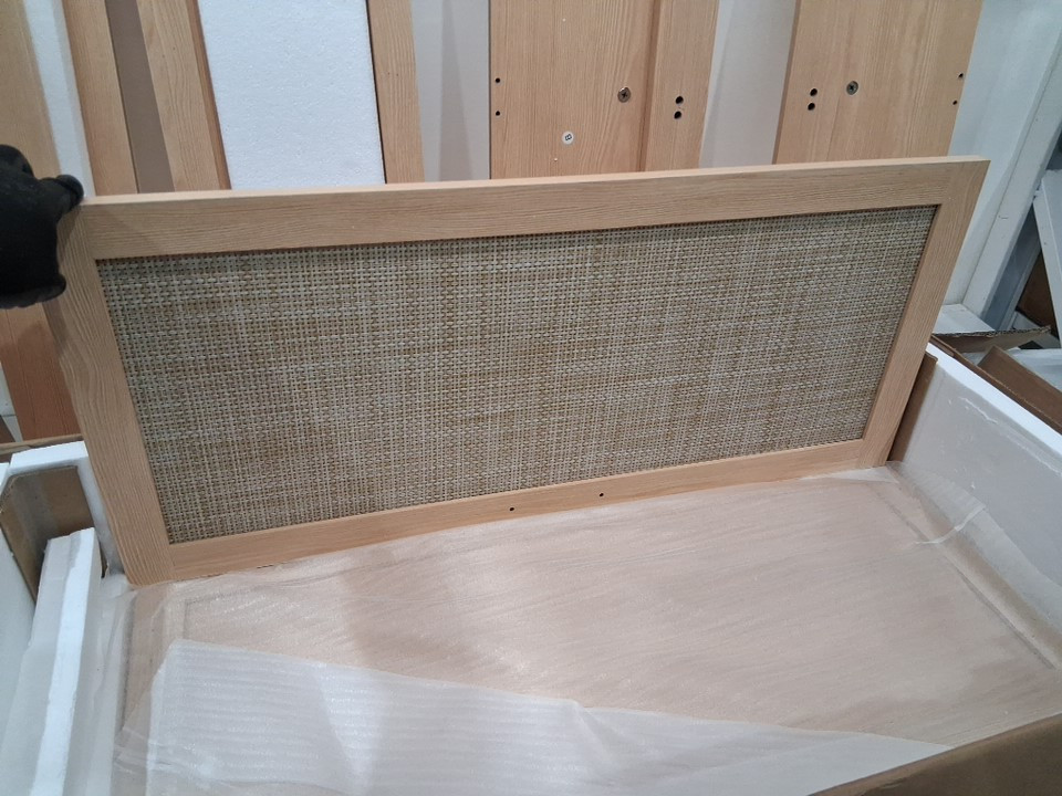 vasagle boho shoe storage cabinet with flip drawers - 34" x 9" x 33" - beige oak - (model: hsc601yc01) image 12