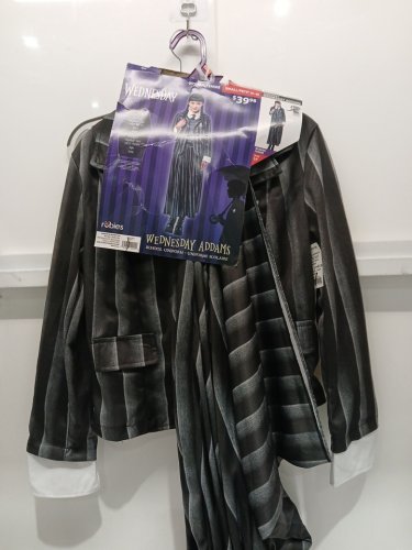 3PC WOMENS RUBIES WEDNESDAY ADDAMS NEVERMORE ACADEMY SCHOOL UNIFORM COSTUME - SMALL (4-6) image 2