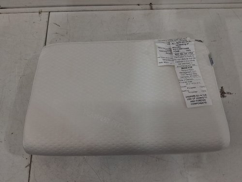TEMPUR-PEDIC NECK PILLOW - MEDIUM FIRMNESS - STANDARD SIZE 20"X12.8"X4" - WHITE (MODEL: 15301115P) image 2