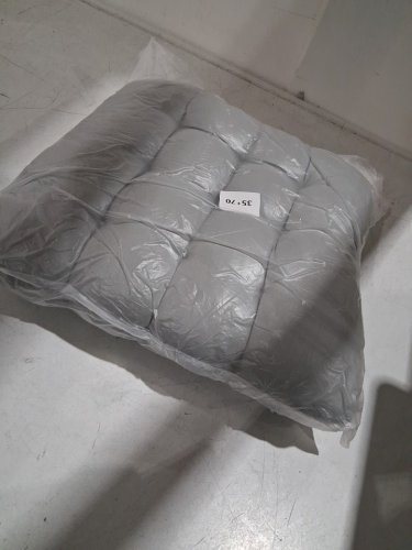 Outsunny tufted chaise lounge cushion - 25" x 13" - grey image 2