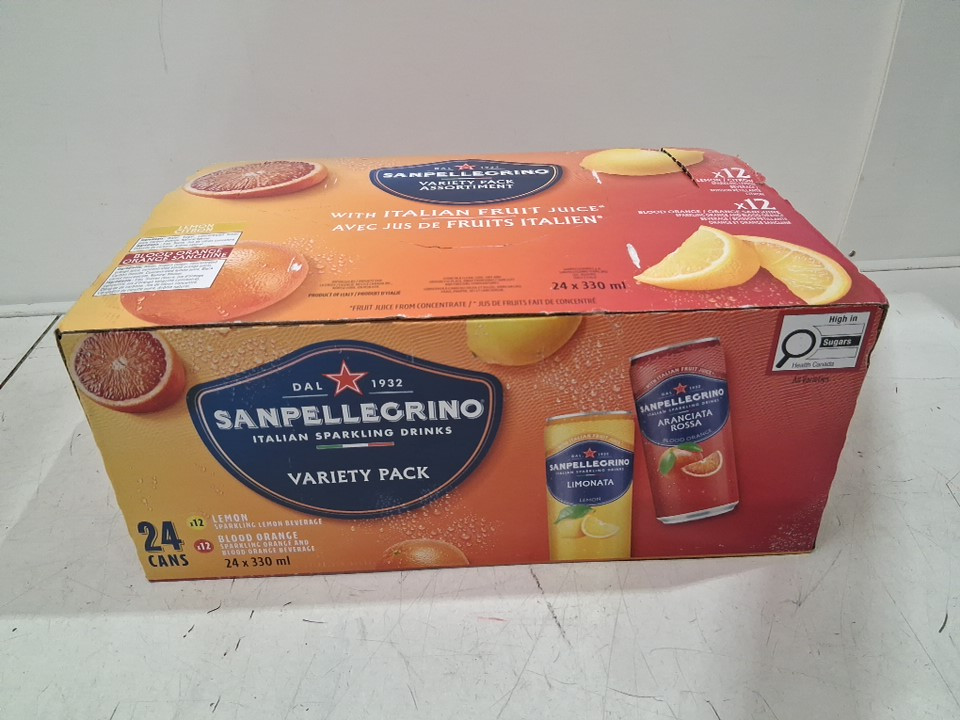 23pk San Pellegrino Italian Sparkling Drink Variety Pack - 330ml - lemon / blood orange image 2