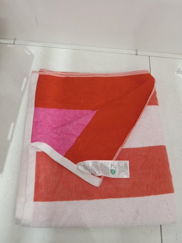 Kate Spade Reversible Beach Towel - 40″ x 72″ - red/white/pink image 2