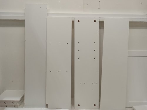 COSTWAY over the toilet bathroom storage organizer - 66" x 25" x 9.5" - white (model: ba8363) image 7